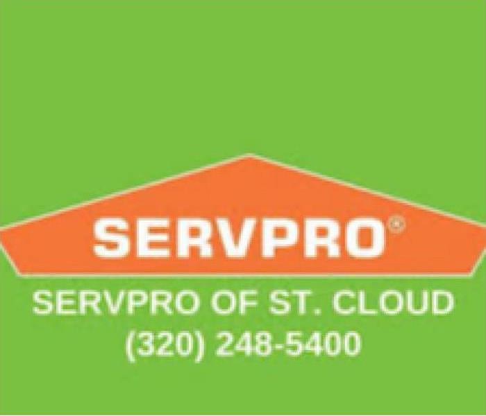 Says ‘SERVPRO of St. Cloud’ and (320) 248-5400.
