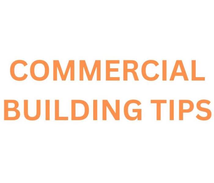 Says 'Commercial Building Tips' in orange.